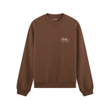 Café de Paris Oversize Sweatshirt - Kahverengi - ön görünüm