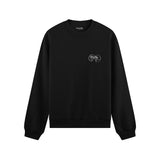 Café de Paris Oversize Sweatshirt - Siyah - ön görünüm
