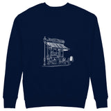 Café de Paris Sweatshirt - Lacivert - arka görünüm