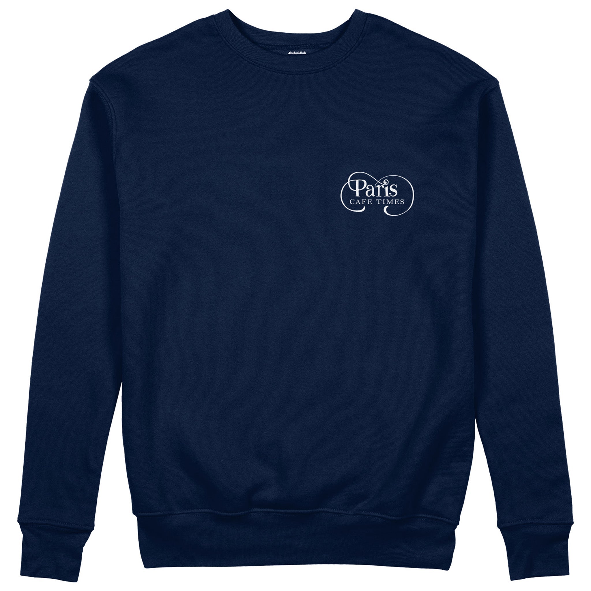 Café de Paris Sweatshirt - Lacivert - ön görünüm