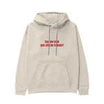 Can We Fuck Hoodie - Krem - ön görünüm