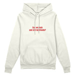 Can We Fuck Oversize Hoodie - Beyaz - ön görünüm