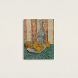 Carafe and Dish with Citrus Fruit Kanvas Tablo