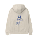 Catch Me By The Sea Hoodie - Krem - arka görünüm
