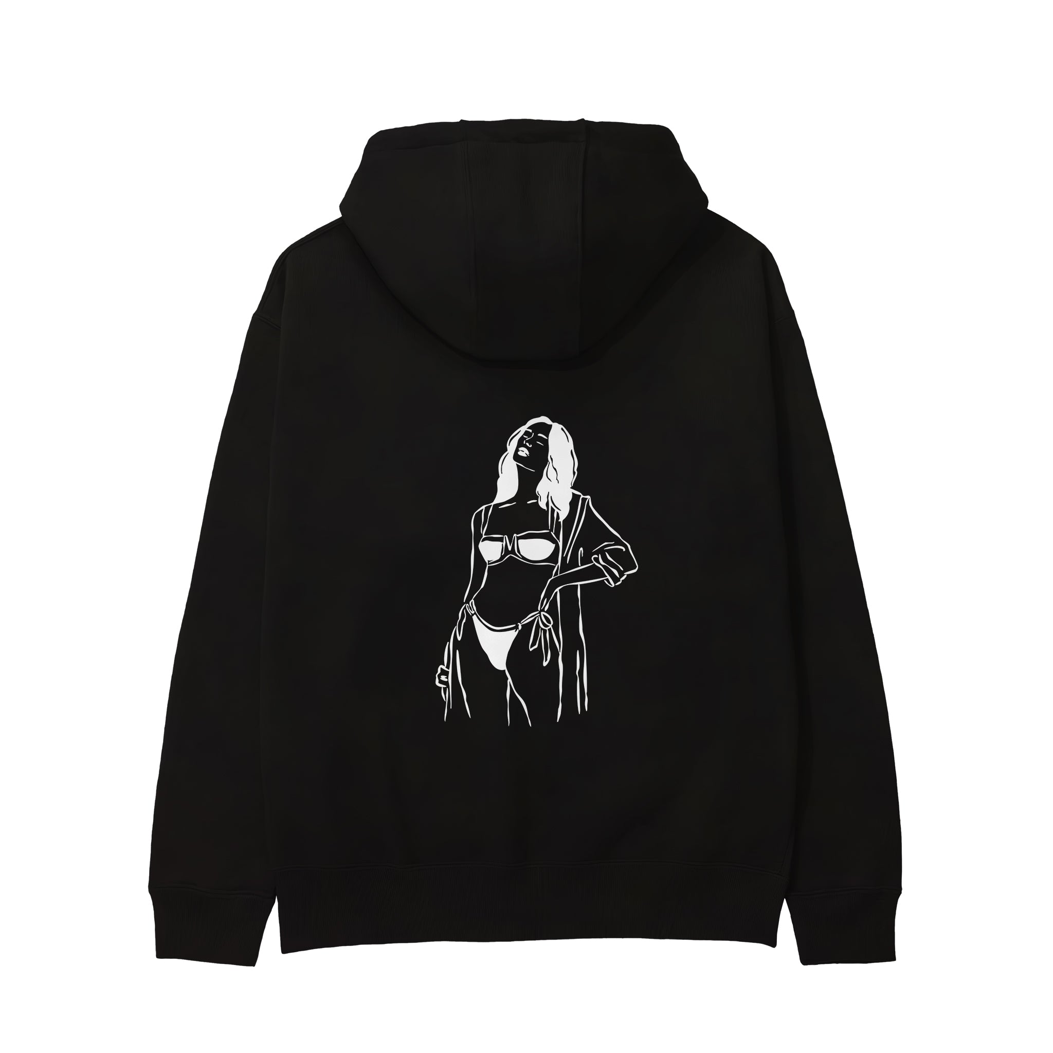 Catch Me By The Sea Hoodie - Siyah - arka görünüm