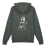 Catch Me By The Sea Oversize Hoodie - Antrasit - arka görünüm
