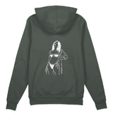 Catch Me By The Sea Oversize Hoodie - Antrasit - arka görünüm