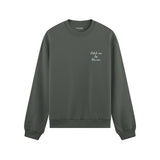 Catch Me By The Sea Oversize Sweatshirt - Antrasit - ön görünüm