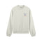 Catch Me By The Sea Oversize Sweatshirt - Beyaz - ön görünüm