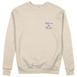 Catch Me By The Sea Sweatshirt - Bej - ön görünüm
