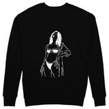 Catch Me By The Sea Sweatshirt - Siyah - arka görünüm