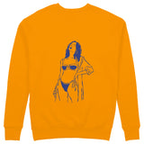 Catch Me By The Sea Sweatshirt - Turuncu - arka görünüm