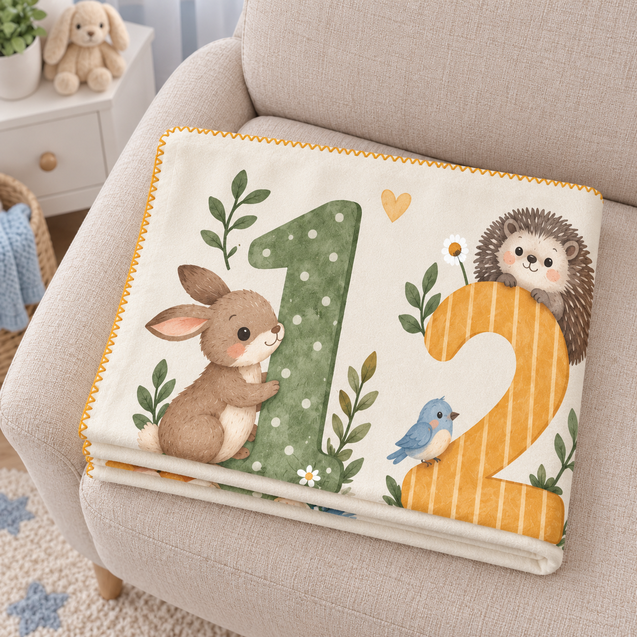 Counting Stars Polar Bebek Battaniyesi — Katlı görünüm