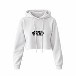 Star Wars Crop Hoodie — Beyaz — Ön baskı