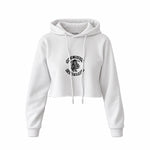 Sons of Anarchy Crop Hoodie — Beyaz — Ön baskı