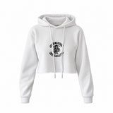 Sons of Anarchy Crop Hoodie — Beyaz — Ön baskı