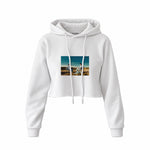 Breaking Bad Crop Hoodie — Beyaz — Ön baskı