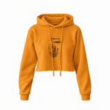 Millennium Falcon Crop Hoodie — Turuncu — Ön baskı