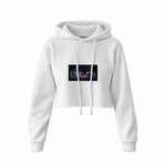 Star Wars Last Supper Crop Hoodie — Beyaz — Ön baskı