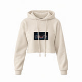 Star Wars Last Supper Crop Hoodie — Krem — Ön baskı