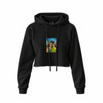 Walter White / Heisenberg Crop Hoodie — Siyah — Ön baskı