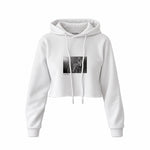 Guns N’ Roses Ritz New York 1988 Crop Hoodie — Beyaz — Ön baskı