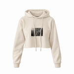 Guns N’ Roses Ritz New York 1988 Crop Hoodie — Krem — Ön baskı