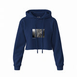 Guns N’ Roses Ritz New York 1988 Crop Hoodie — Lacivert — Ön baskı