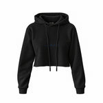 Dolce Peccato Crop Hoodie — Siyah — Ön baskı