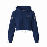 Sons Of Anarchy: Girl of Mayhem Crop Hoodie — Lacivert — Ön baskı