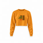 Formula 1 / Week Days Crop Sweatshirt — Turuncu — Ön baskı