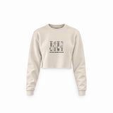 Star Wars Lightsaber Collection Crop Sweatshirt — Krem — Ön baskı