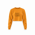 Star Wars Lightsaber Collection Crop Sweatshirt — Turuncu — Ön baskı