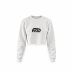Star Wars Crop Sweatshirt — Beyaz — Ön baskı