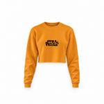 Star Wars Crop Sweatshirt — Turuncu — Ön baskı