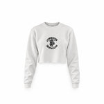 Sons of Anarchy Crop Sweatshirt — Beyaz — Ön baskı
