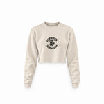 Sons of Anarchy Crop Sweatshirt — Krem — Ön baskı