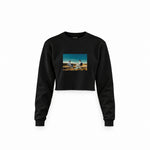 Breaking Bad Crop Sweatshirt — Siyah — Ön baskı