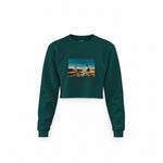 Breaking Bad Crop Sweatshirt — Koyu Yeşil — Ön baskı