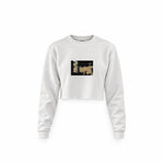 Game Of Thrones Map Crop Sweatshirt — Beyaz — Ön baskı