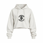 Sons of Anarchy Oversize Crop Hoodie — Beyaz — Ön baskı
