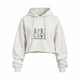 Star Wars Lightsaber Collection Oversize Crop Hoodie — Beyaz — Ön baskı