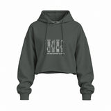 Star Wars Lightsaber Collection Oversize Crop Hoodie — Antrasit — Ön baskı