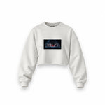 Star Wars Last Supper Oversize Crop Sweatshirt — Beyaz — Ön baskı