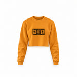 Morty Dollar Crop Sweatshirt — Turuncu — Ön baskı