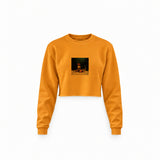 Muhammed Ali And Sonny Liston Usa 1965 Crop Sweatshirt — Turuncu — Ön baskı
