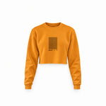 Circuit de Monaco Artwork Crop Sweatshirt — Turuncu — Ön baskı