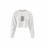 Nürburgring Artwork Crop Sweatshirt — Beyaz — Ön baskı