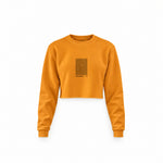Nürburgring Artwork Crop Sweatshirt — Turuncu — Ön baskı