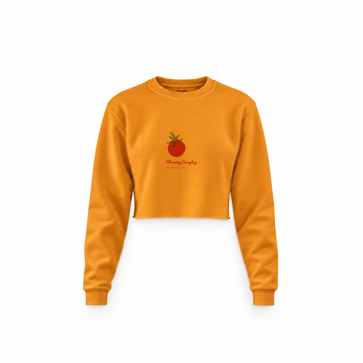 Tomato Crop Sweatshirt — Turuncu — Ön baskı